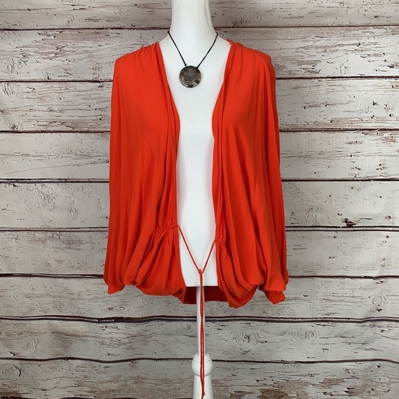 Forever 21 Contemporary Orange Large Top - Picture 3 of 10